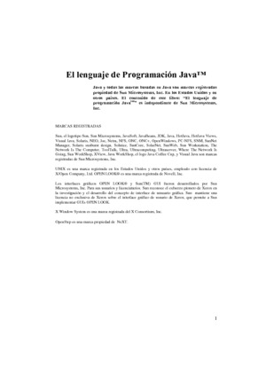 El lenguaje de Programación JavaTM